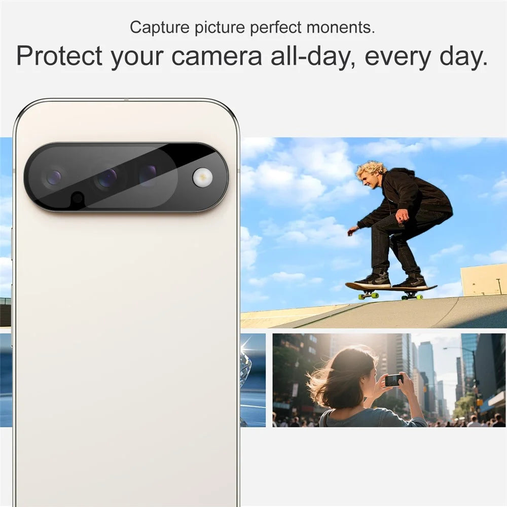 IMAK For Google Pixel 10 Camera Lens Protector Tempered Glass HD Clear Lens Film (Black Version) - 5
