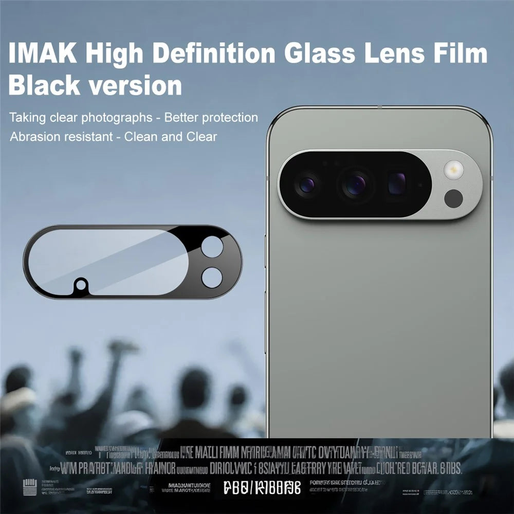 IMAK For Google Pixel 10 Pro Camera Lens Protector Tempered Glass HD Clear Lens Film (Black Version) - 2