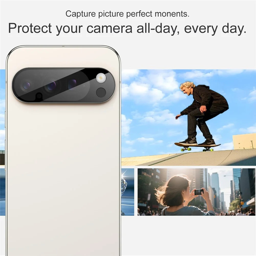 IMAK For Google Pixel 10 Pro XL Camera Lens Protector Tempered Glass HD Clear Lens Film (Black Version) - 5
