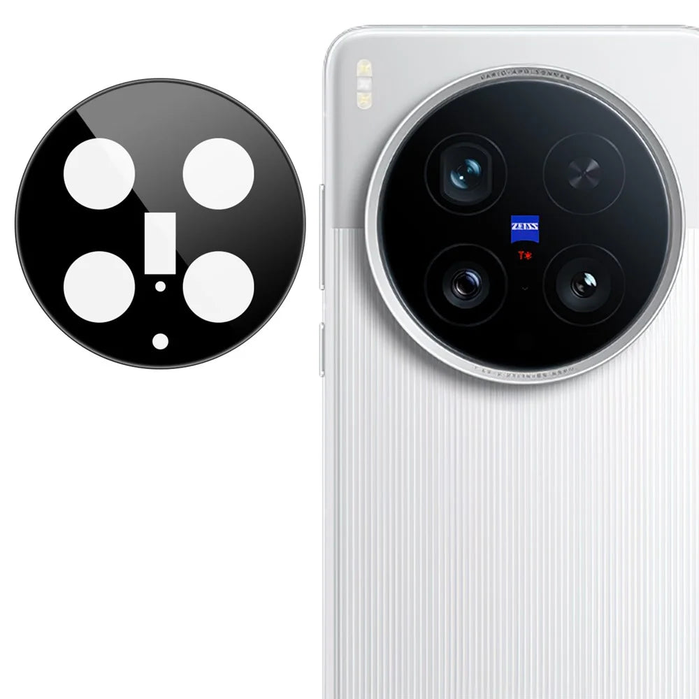 IMAK For vivo X200 Ultra 5G Camera Lens Protector Tempered Glass HD Clear Lens Film (Black Version) - 1