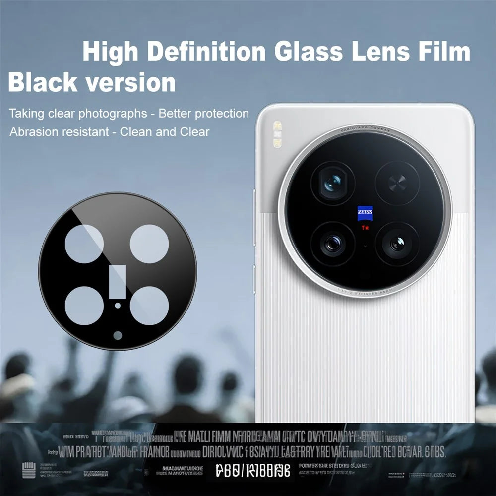 IMAK For vivo X200 Ultra 5G Camera Lens Protector Tempered Glass HD Clear Lens Film (Black Version) - 2