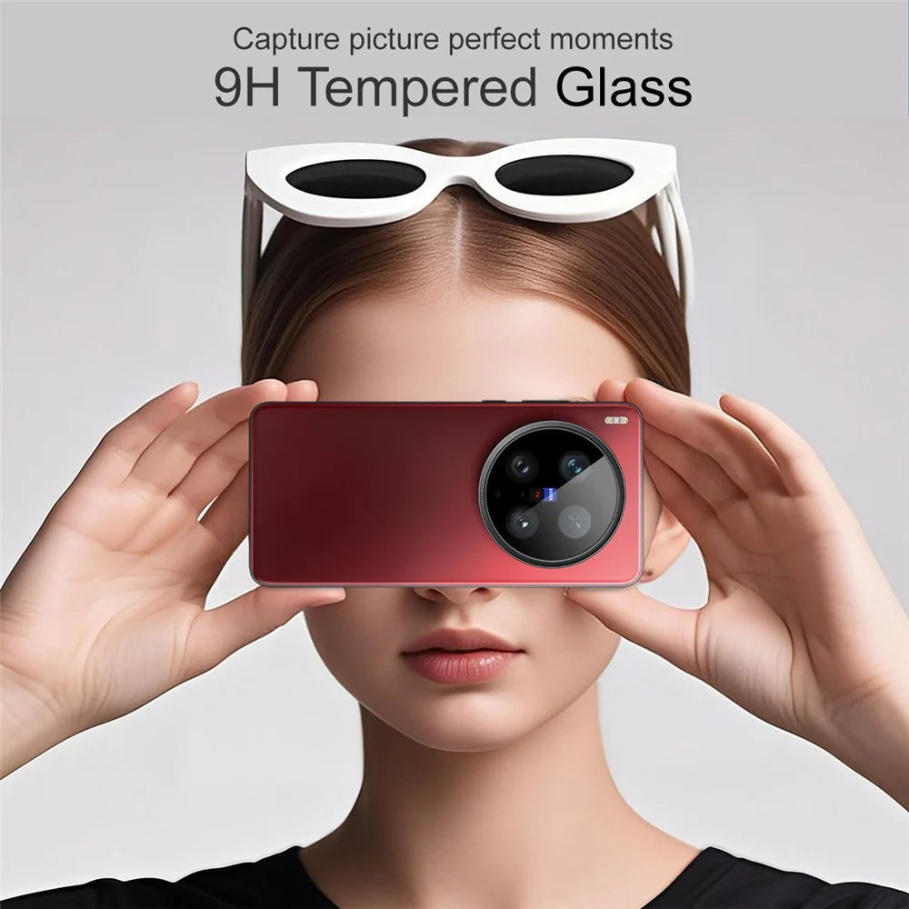 IMAK For vivo X200 Ultra 5G Camera Lens Protector Tempered Glass HD Clear Lens Film (Black Version) - 3