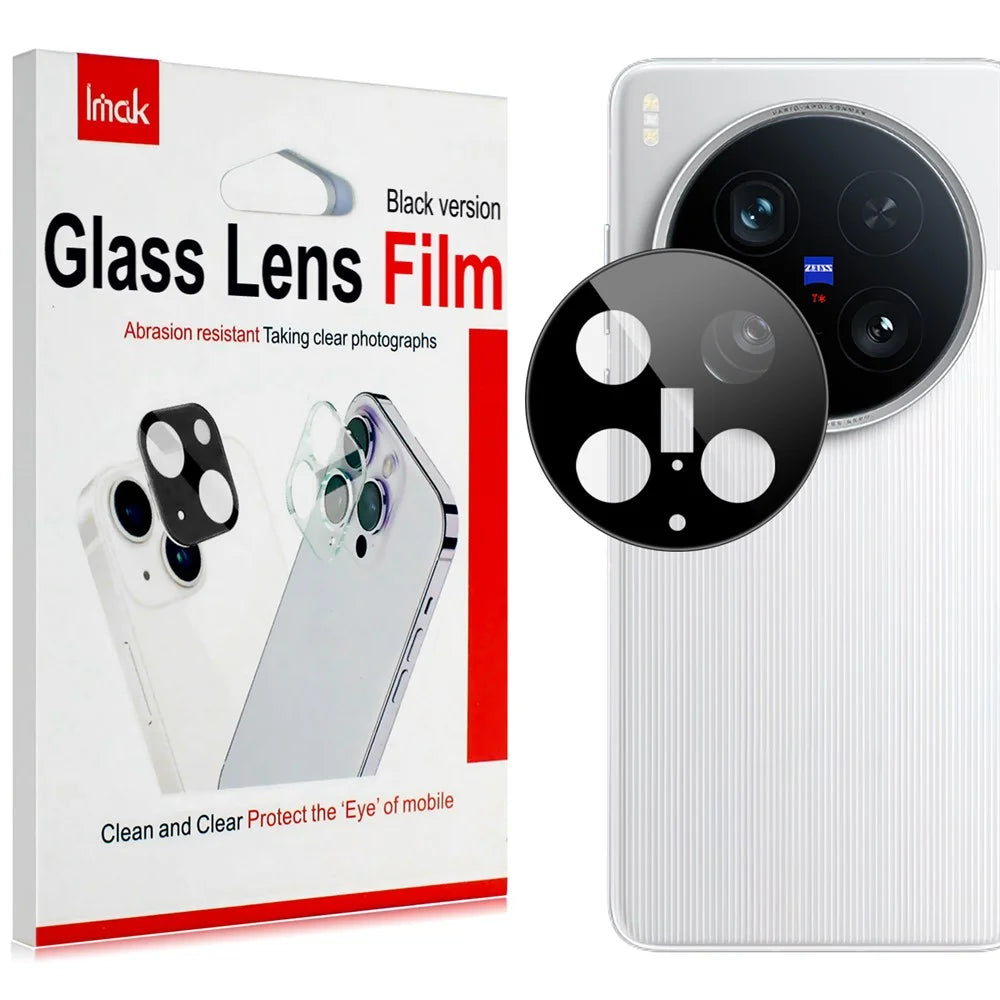 IMAK For vivo X200 Ultra 5G Camera Lens Protector Tempered Glass HD Clear Lens Film (Black Version) - 7