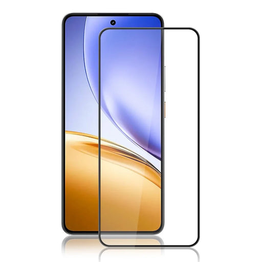 MOCOLO For Realme 14 5G / 14T 5G Screen Protector Anti-Shatter Silk Printing Tempered Glass Film - Black - 1