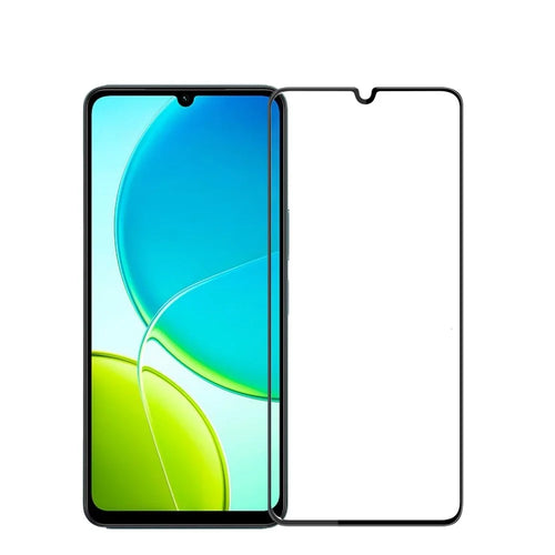 PINWUYO For vivo Y29s 5G Tempered Glass Film  Explosion-proof 9H 3D Full Screen Protector - Black - 1