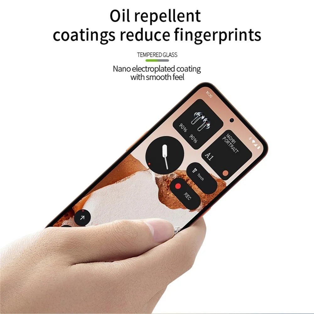 PINWUYO For Nothing CMF Phone 2 Pro Tempered Glass Film  Explosion-proof 9H 3D Full Screen Protector - Black - 4
