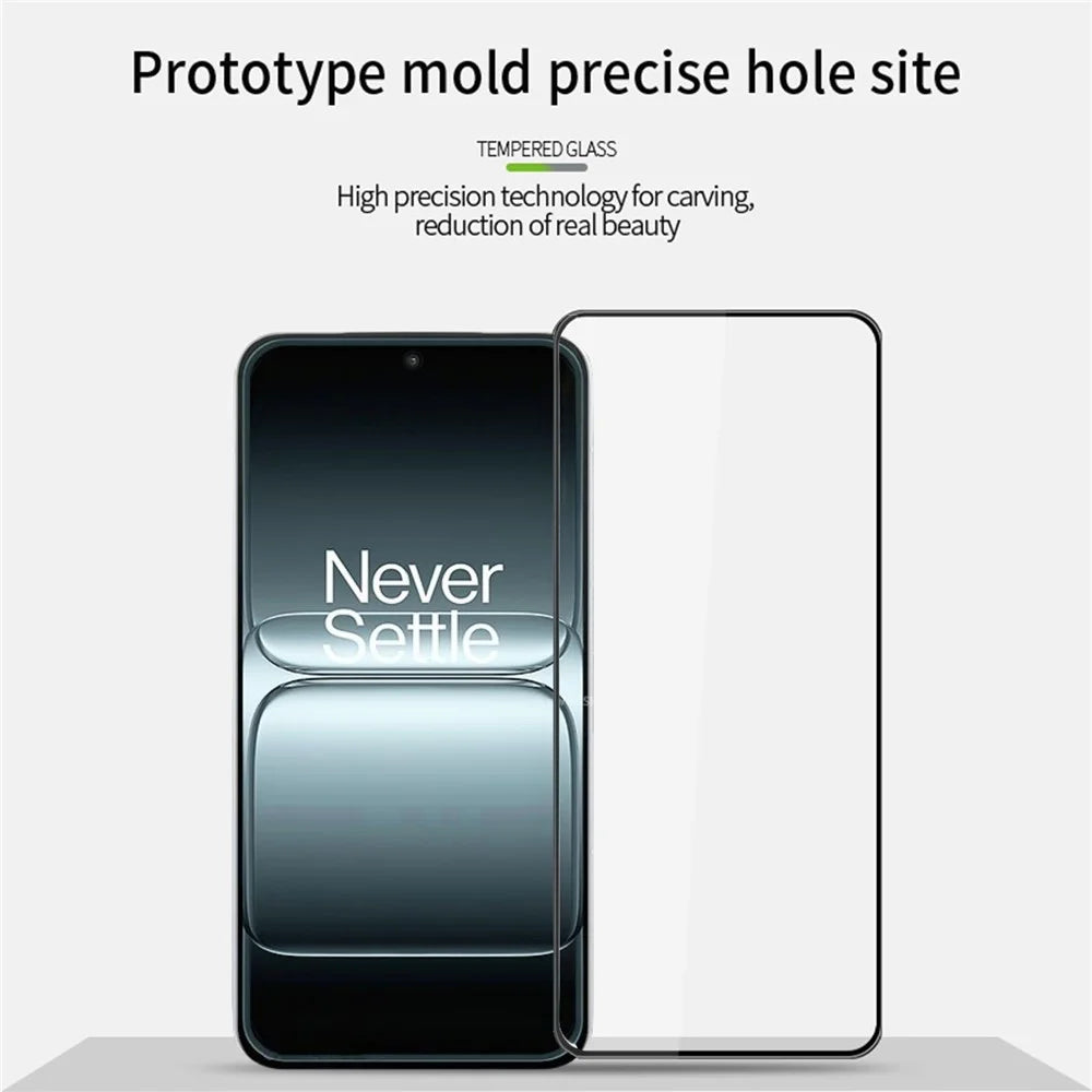 PINWUYO For OnePlus 13T 5G Tempered Glass Film  Explosion-proof 9H 3D Full Screen Protector - Black - 3