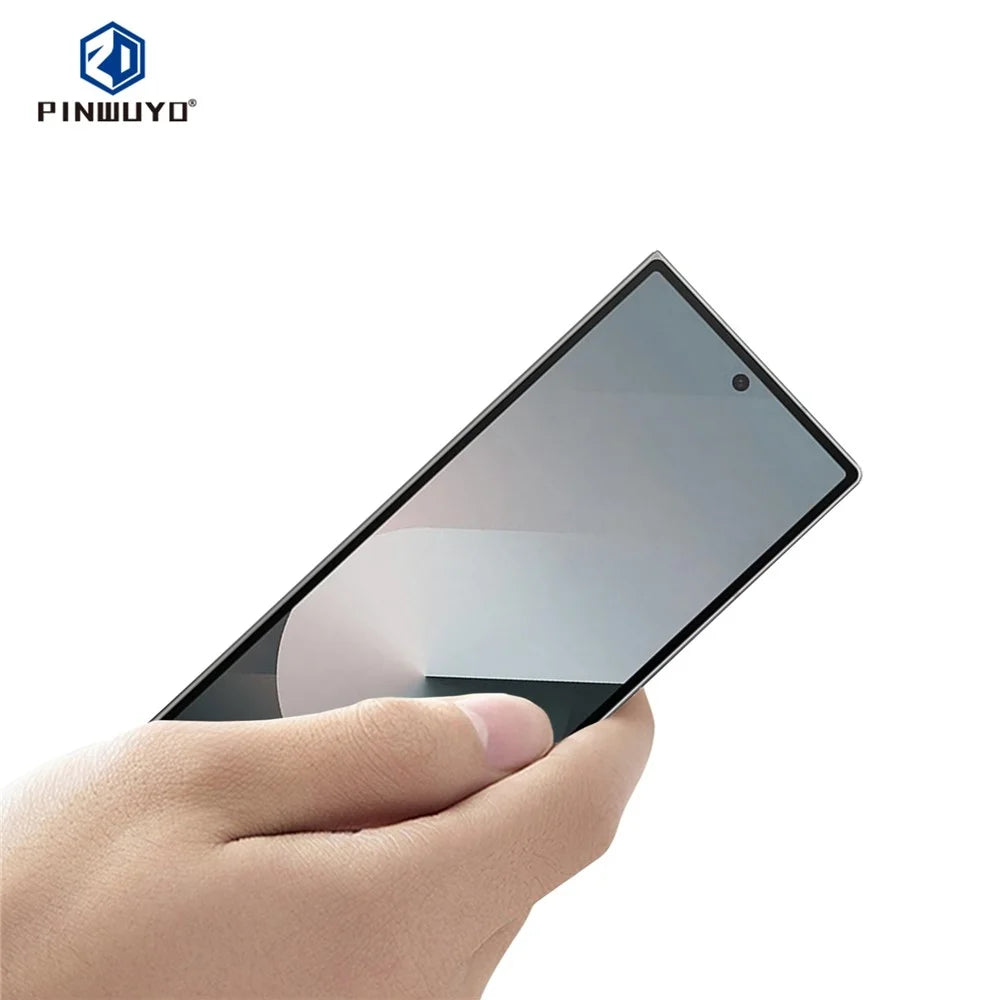 PINWUYO For Samsung Galaxy Z Fold7 5G Tempered Glass Film  Explosion-proof 9H 3D Full Screen Protector - Black - 2