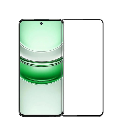 PINWUYO For Realme 14x 4G / Realme 14x 5G Tempered Glass Film  Explosion-proof 9H 3D Full Screen Protector - Black - 1
