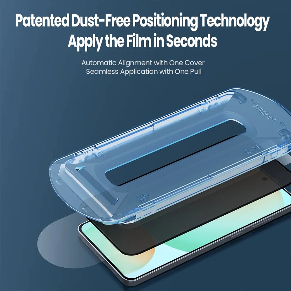 NILLKIN For Samsung Galaxy S25 Edge Anti-Peep Screen Protector Anti-Scratch AGC Glass Full Screen Film - 7