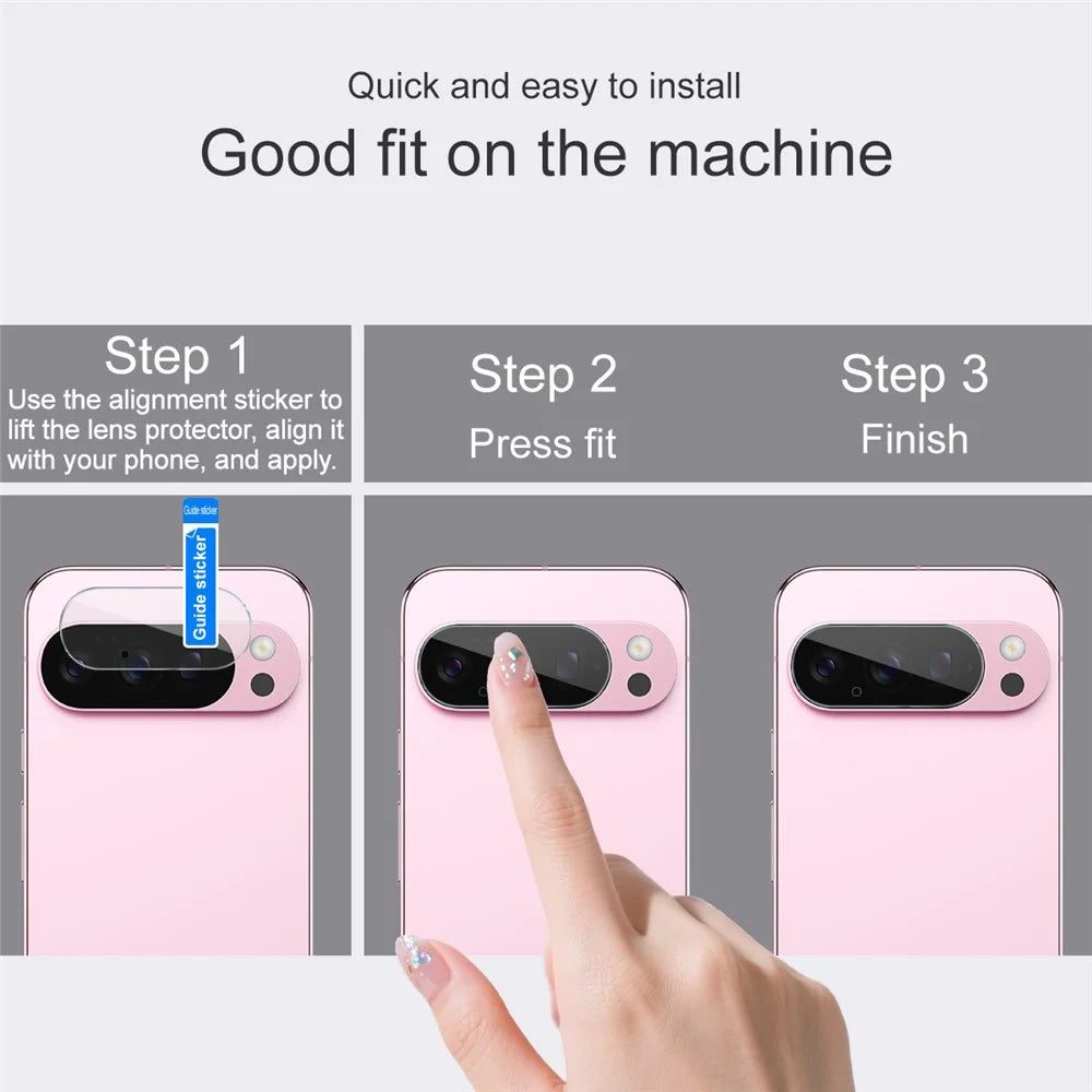 IMAK For Google Pixel 10 Pro XL Camera Lens Protector HD Tempered Glass Rear Lens Film (Downsize Version) - 4