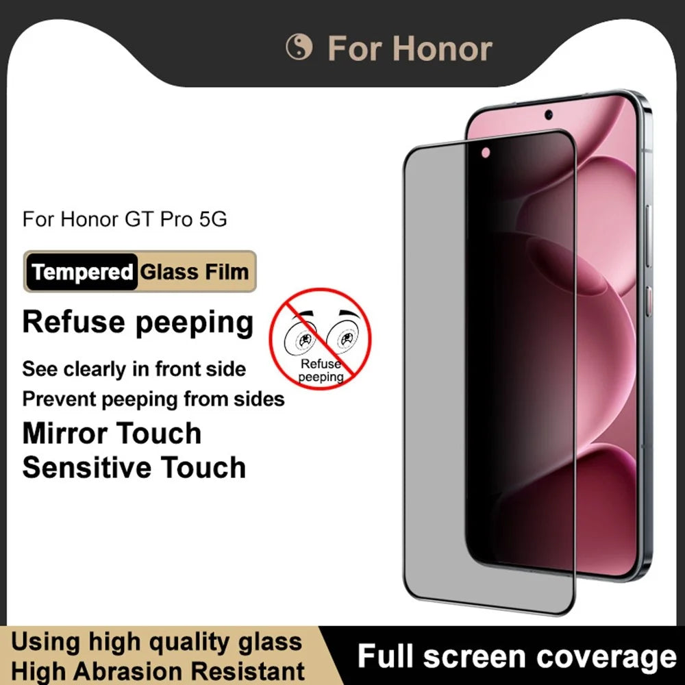 IMAK For Honor GT Pro Anti Peep Tempered Glass Screen Protector Full Coverage - 4