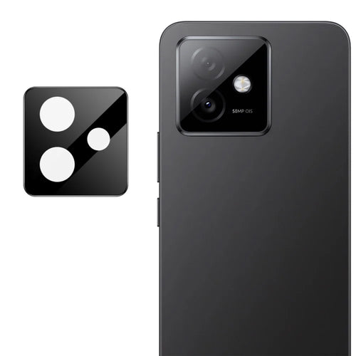 IMAK For Honor X60 GT 5G Tempered Glass Camera Lens Protector with Self Positioning Frame (Black Version) - 1