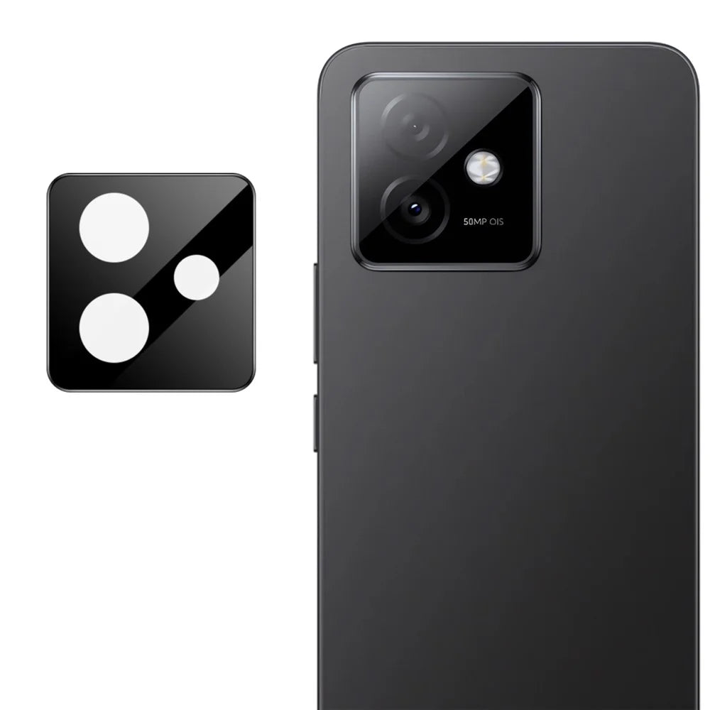 IMAK For Honor X60 GT 5G Tempered Glass Camera Lens Protector with Self Positioning Frame (Black Version) - 1