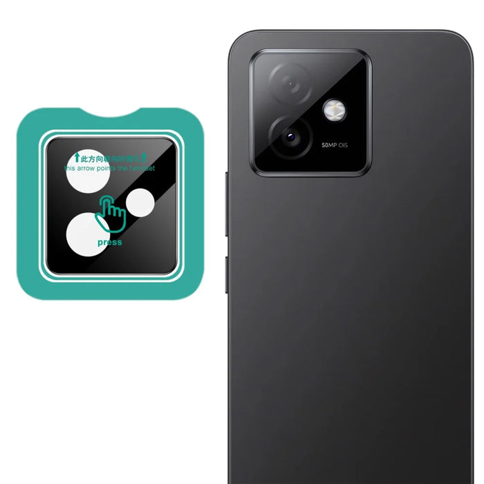 IMAK For Honor X60 GT 5G Tempered Glass Camera Lens Protector with Self Positioning Frame (Black Version) - 2