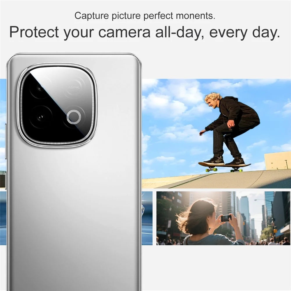 IMAK For vivo iQOO Z10 Turbo Pro 5G / Z10 Turbo 5G Camera Lens Protector Tempered Glass Lens Film with Self Positioning Frame - 6