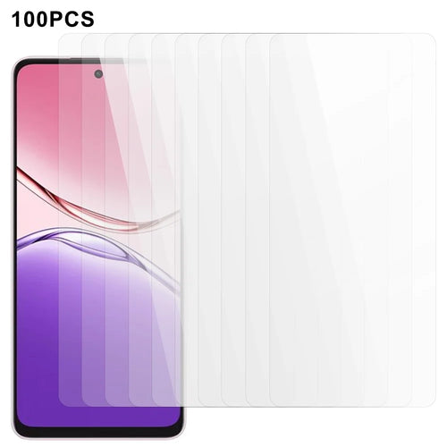 100Pcs Screen Protector For Oppo A5 Pro 5G (Global) / A5 Pro 4G (Global) / A5 Energy 5G (China) , Anti-Scratch Tempered Glass Film (No Package, with Wipes Set, Dust-absorber, Guide Sticker) - 1