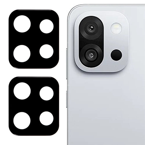 2Pcs For OnePlus 13T 5G Camera Lens Protector 2.5D Arc Edge Silk Printing Tempered Glass Rear Lens Film - 1