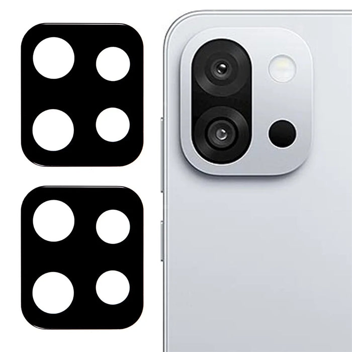 2Pcs For OnePlus 13T 5G Camera Lens Protector 2.5D Arc Edge Silk Printing Tempered Glass Rear Lens Film - 1