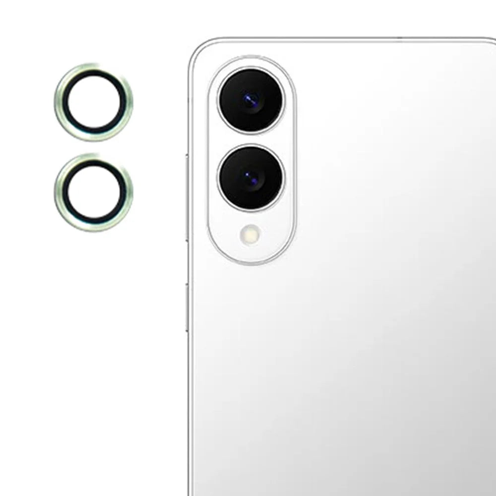 X-LEVEL AR Spotlight Series For Samsung Galaxy S25 Edge Camera Lens Protector Set HD Individual Lens Film - Green - 1