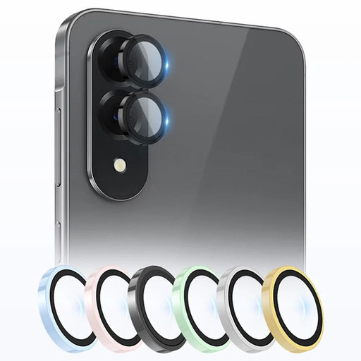 X-LEVEL AR Spotlight Series For Samsung Galaxy S25 Edge Camera Lens Protector Set HD Individual Lens Film - Green - 2
