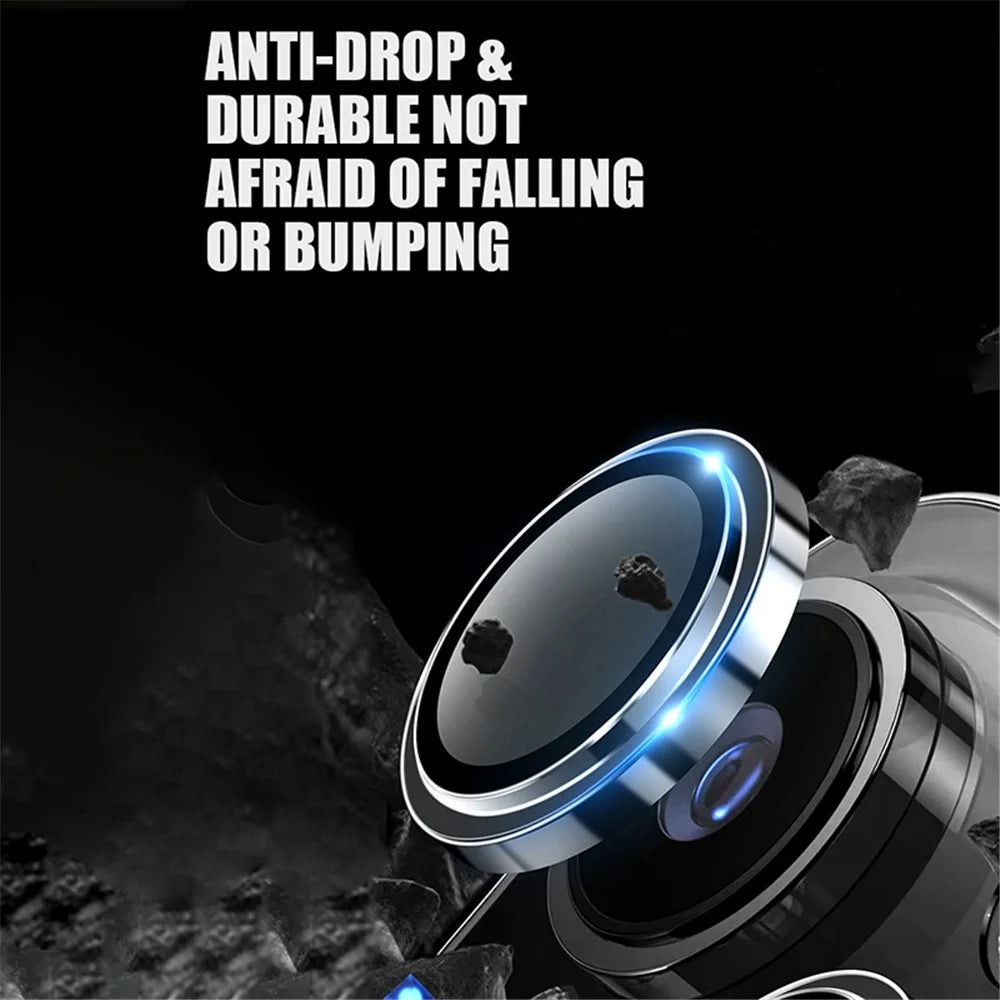 X-LEVEL AR Spotlight Series For Samsung Galaxy S25 Ultra Camera Lens Protector Set HD Individual Lens Film - Black - 3