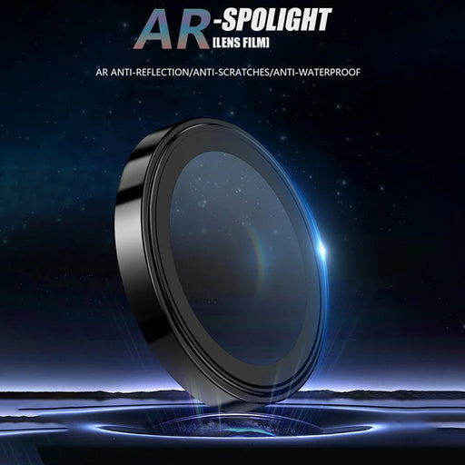 X-LEVEL AR Spotlight Series For Samsung Galaxy S25 Camera Lens Protector Set HD Individual Lens Film - Titanium Black - 2