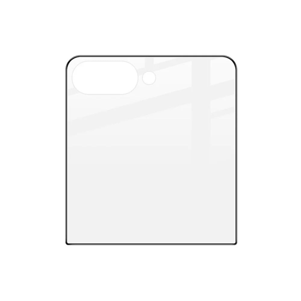 For Samsung Galaxy Z Flip7 5G Screen Protector Silk Printing Tempered Glass Full Glue Film (Outer Screen) - 2
