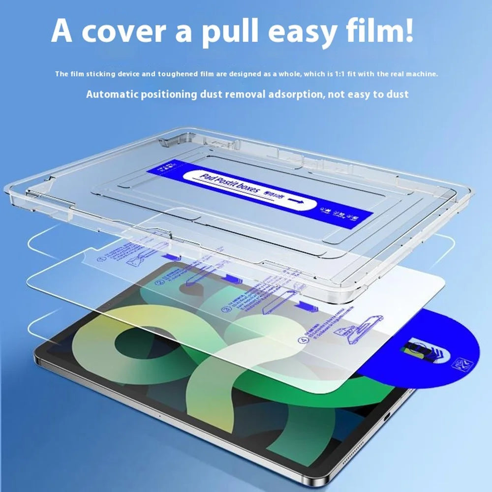 For iPad Pro 11 (2025) / 11 (2024) Screen Protector Tempered Glass with Dust-Free Auto Alignment Applicator - 4