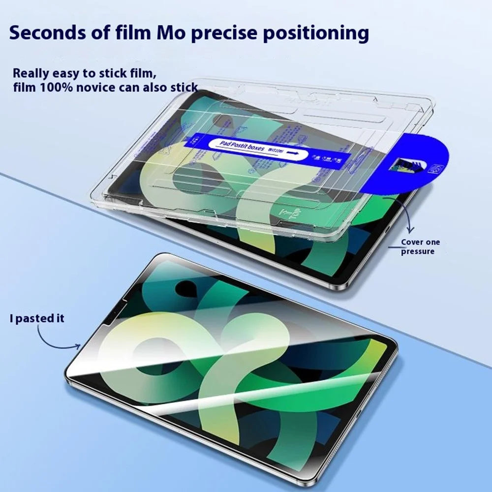For iPad Pro 11 (2025) / 11 (2024) Screen Protector Tempered Glass with Dust-Free Auto Alignment Applicator - 7