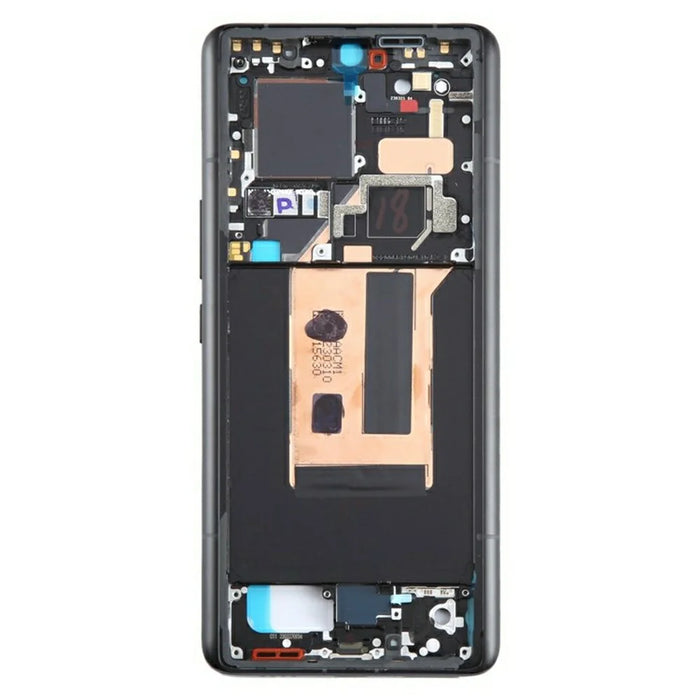 For Xiaomi 13 Ultra Middle Plate Frame (A-Side) Repair Part (Without Logo) - Black - 2