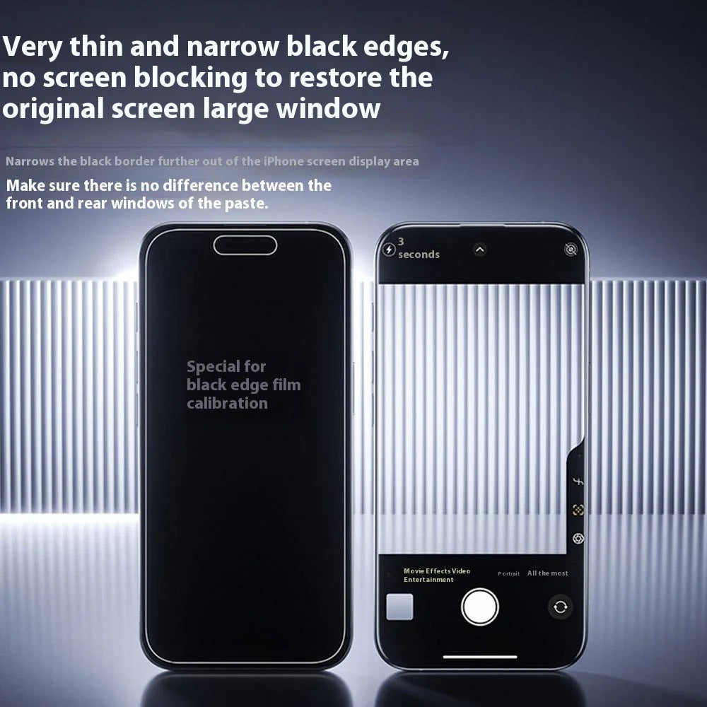BENKS For iPhone 16 Pro Screen Protector 0.3mm Clear High Aluminium Silicon Glass Film - 5