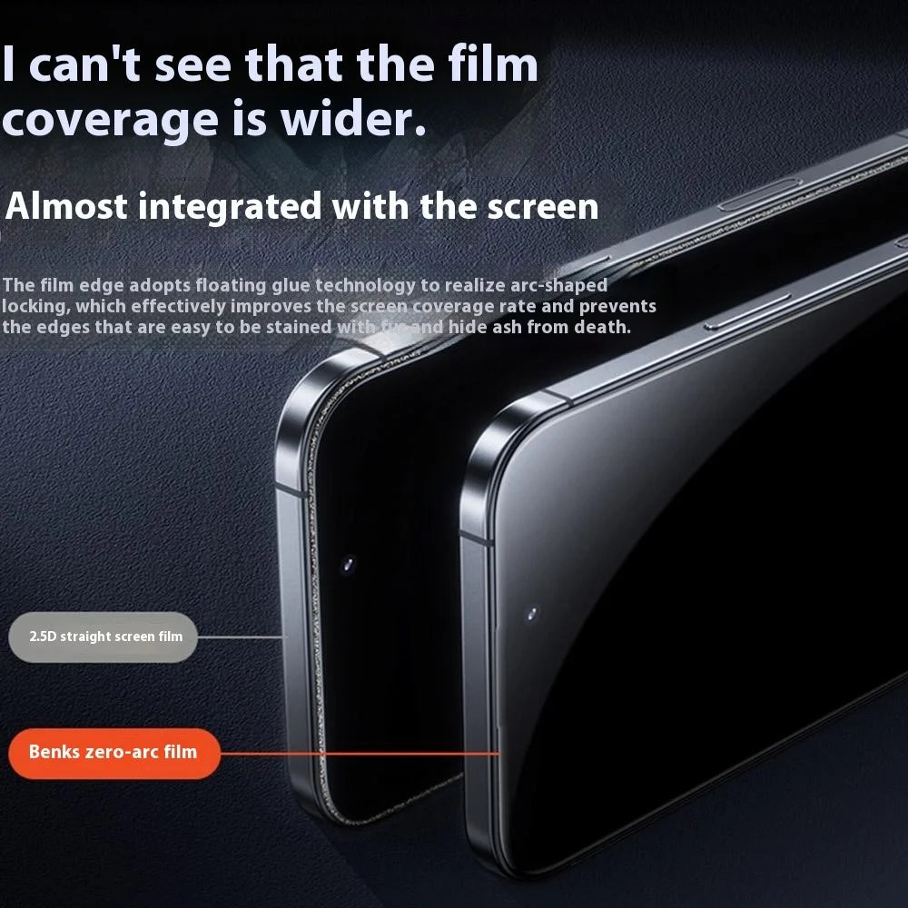 BENKS For iPhone 16 Pro Max Screen Protector 0.3mm Clear High Aluminium Silicon Glass Film - 3