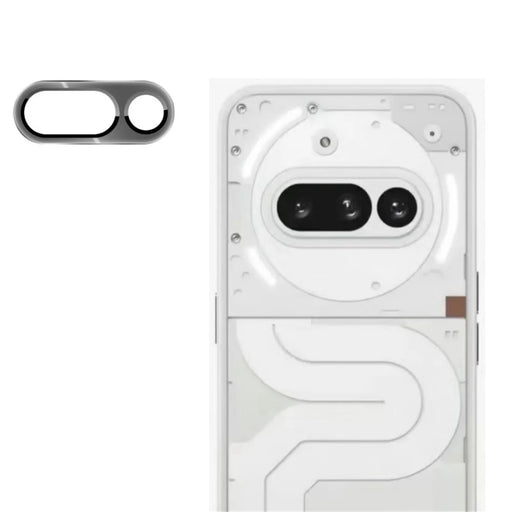 Camera Lens Protector for Nothing Phone (3a) HD Clear Film with Metal Frame - Black - 1