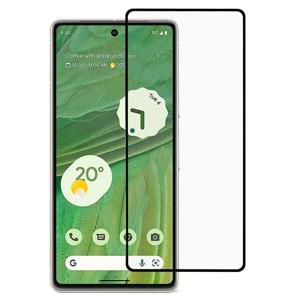 Full Coverage Screen Protector For Google Pixel 7 5G Full Glue Silk Printing Scratch-resistant Tempered Glass Film - 1