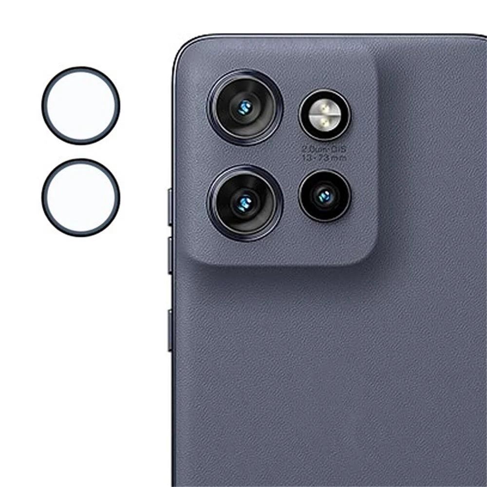 For Motorola Edge 60 Neo 5G / Edge 50 Neo 5G Tempered Glass Screen Protector Set with Lens Films, Dust Proof Mesh - 5