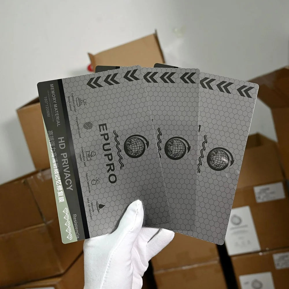 50Pcs / Pack TPU HD Anti-Spy Privacy Screen Protector Self Healing Curved Screens Film 180 x 120mm - 5