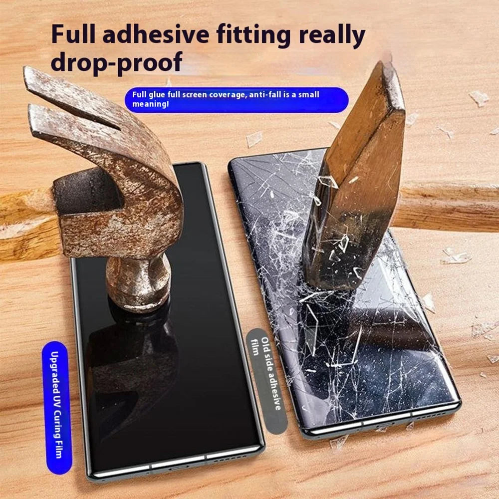50Pcs / Pack 0.18mm UV Curing Curved Screen Film HD Ultra Clear Screen Protector 180 x 120mm Anti Scratch - 4