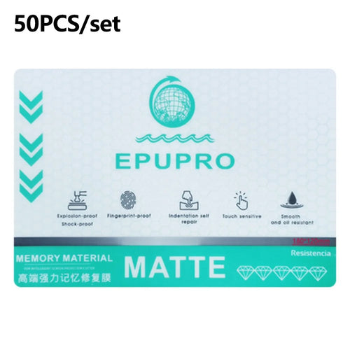 50Pcs / Pack TPU Hydrogel Screen Protector Self Healing Matte Screen Film 180 x 120mm - 1
