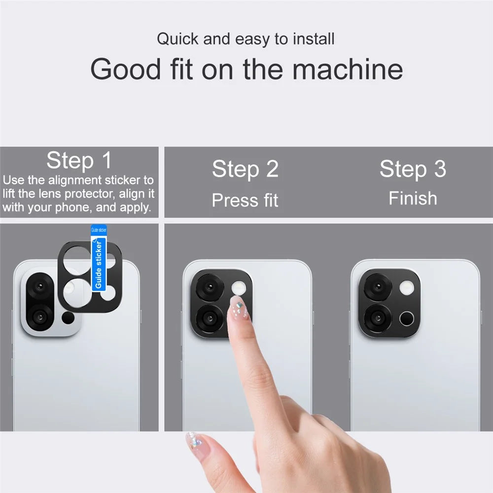 IMAK For OnePlus 13s 5G / 13T 5G Metal Camera Lens Protector Lens Protective Cover - 6