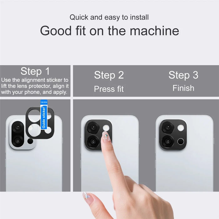 IMAK For OnePlus 13s 5G / 13T 5G Metal Camera Lens Protector Lens Protective Cover - 6