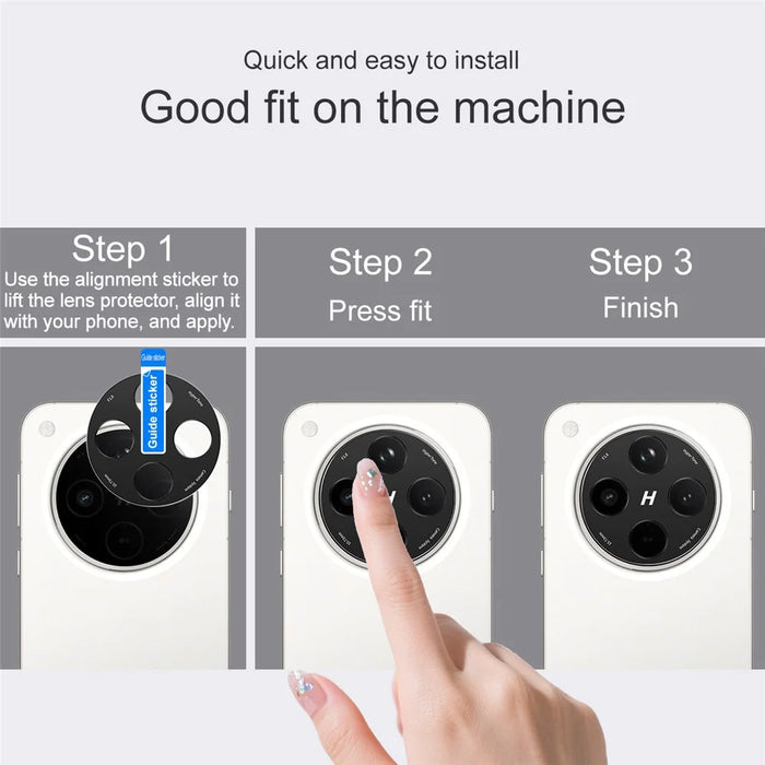 IMAK For Oppo Find X8s+ 5G Metal Camera Lens Protector Lens Protective Cover - 6