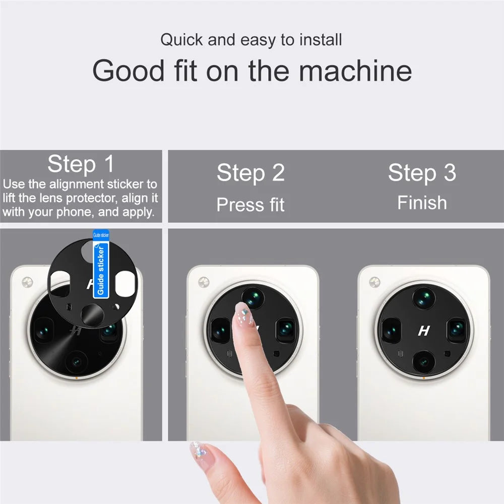 IMAK For Oppo Find X8 Ultra 5G Metal Camera Lens Protector Lens Protective Cover - 6