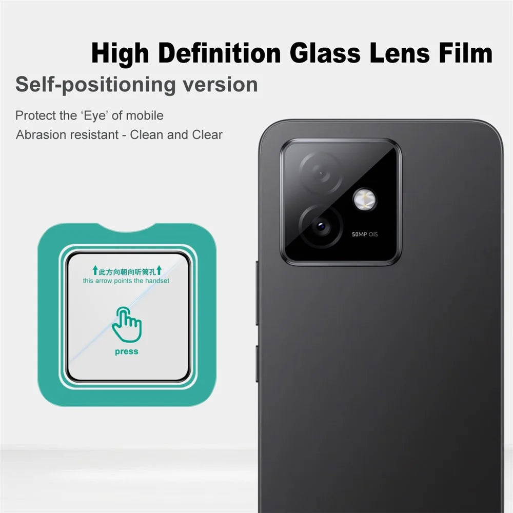 IMAK For Honor X60 GT 5G Camera Lens Protector Tempered Glass Lens Film with Self Positioning Frame - 3