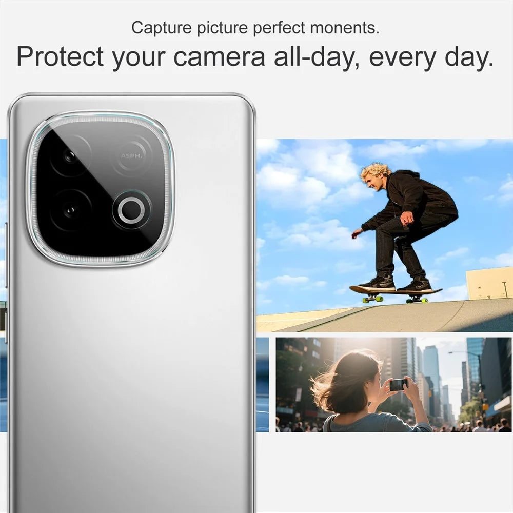 IMAK Camera Lens Protector For vivo iQOO Z10 Turbo 5G  /  iQOO Z10 Turbo Pro 5G  /  Y300 GT 5G Tempered Glass Lens Film - 5