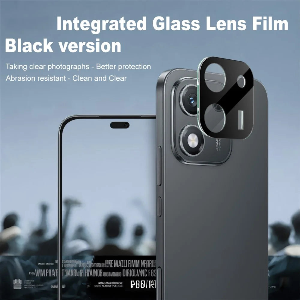 IMAK For Honor X70i Tempered Glass Lens Film + Acrylic Cap (Black Version) - 2