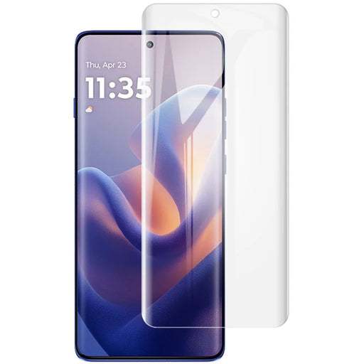 IMAK Hydrogel Film 4th Gen Screen Protector For Motorola Edge 60 5G / 60s 5G / 60 Pro 5G / 60 Fusion 5G , Ultra Clear Soft TPU Film (Fingerprint Unlock) - Transparent - 1
