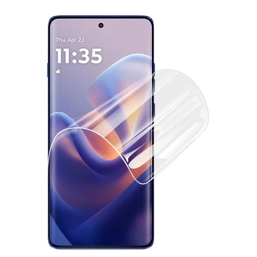 IMAK Hydrogel Film 4th Gen Screen Protector For Motorola Edge 60 5G / 60s 5G / 60 Pro 5G / 60 Fusion 5G , Ultra Clear Soft TPU Film (Fingerprint Unlock) - Transparent - 2