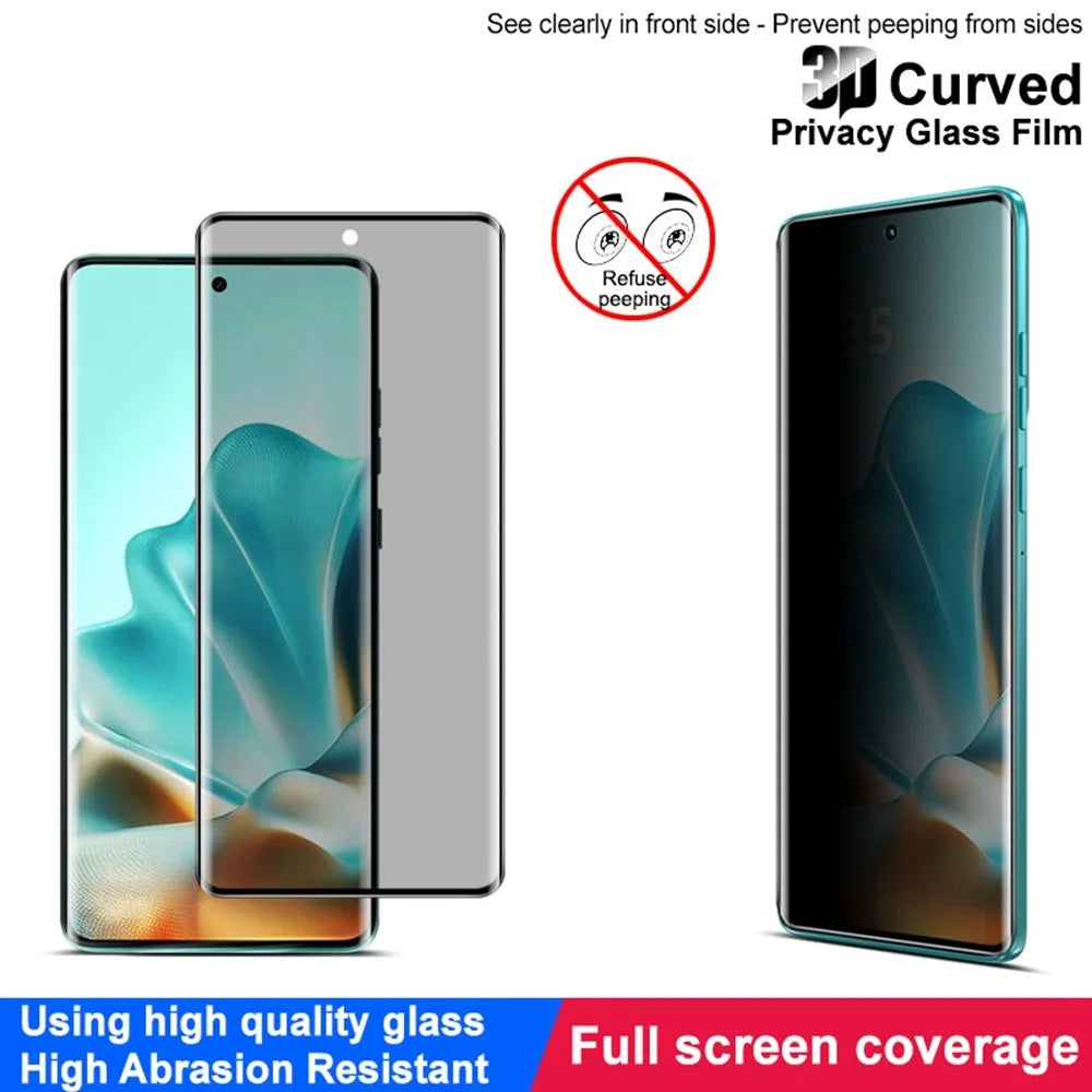 IMAK Anti Spy Screen Protector For Motorola Edge 60 5G / 60s 5G / 60 Pro 5G / 60 Fusion 5G / Edge (2025) 5G , Full Cover Tempered Glass Film - 6