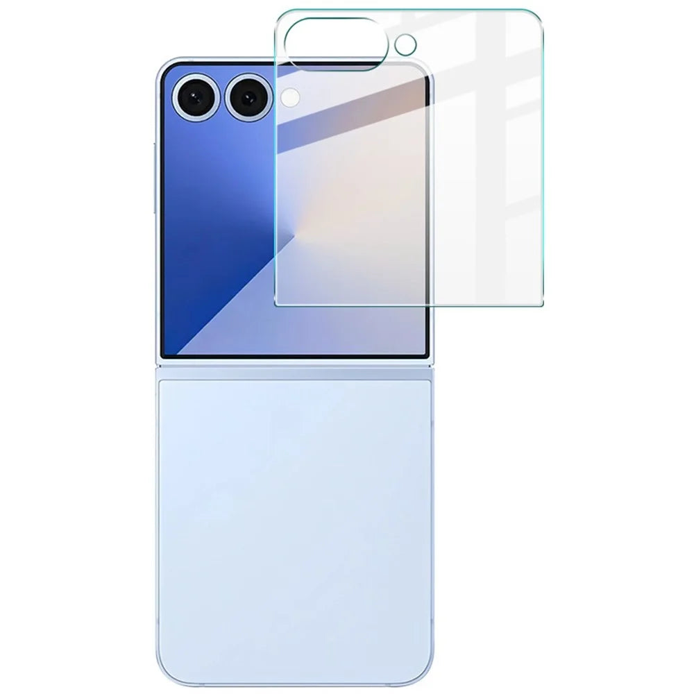 IMAK For Samsung Galaxy Z Flip8 / Z Flip7 5G Rear Screen Protector Clear Tempered Glass Back Film - 1